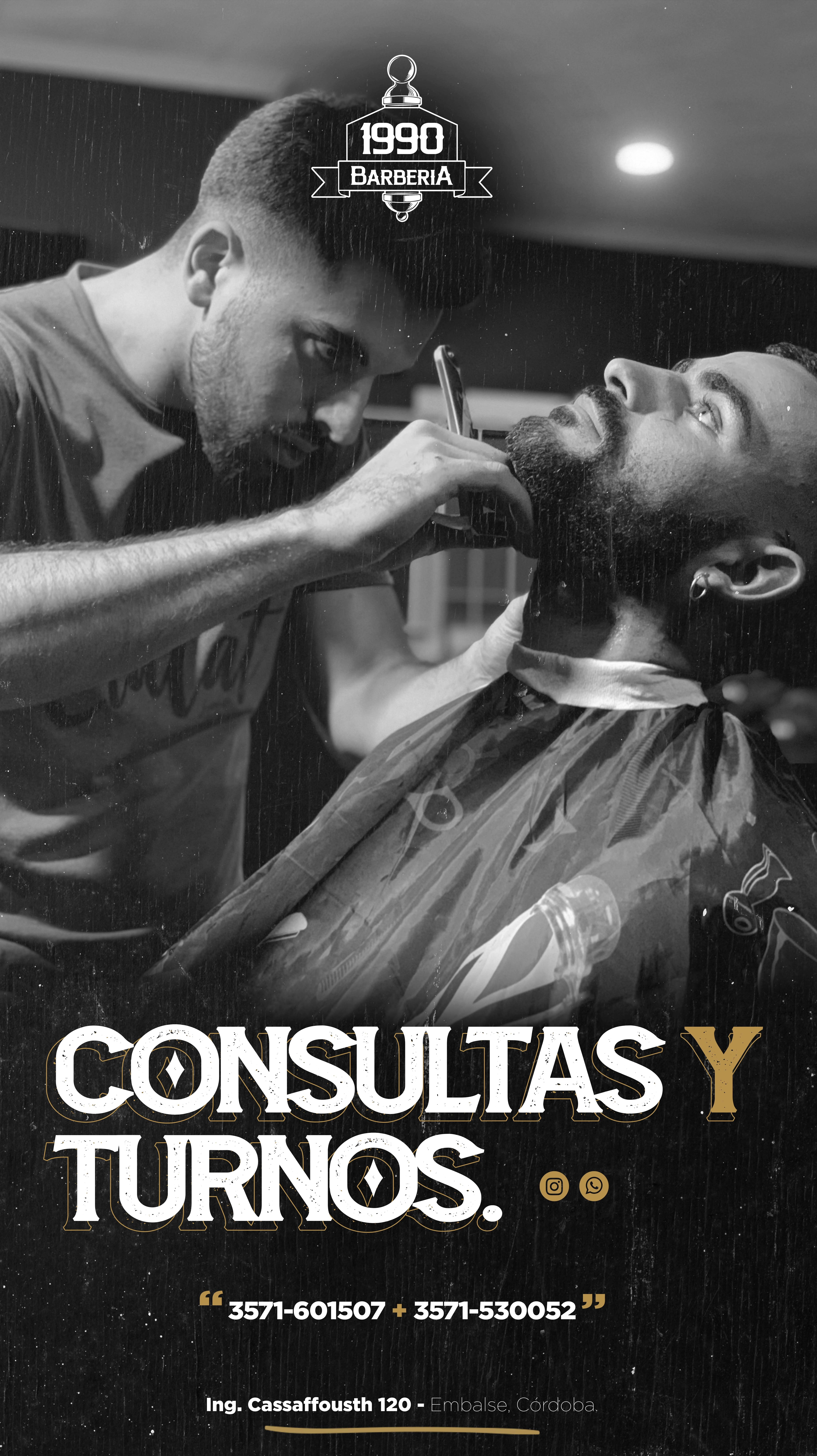 Feed de Instagram de Barbería 1990