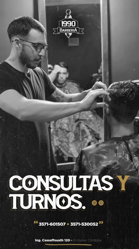 Feed de Instagram de Barbería 1990