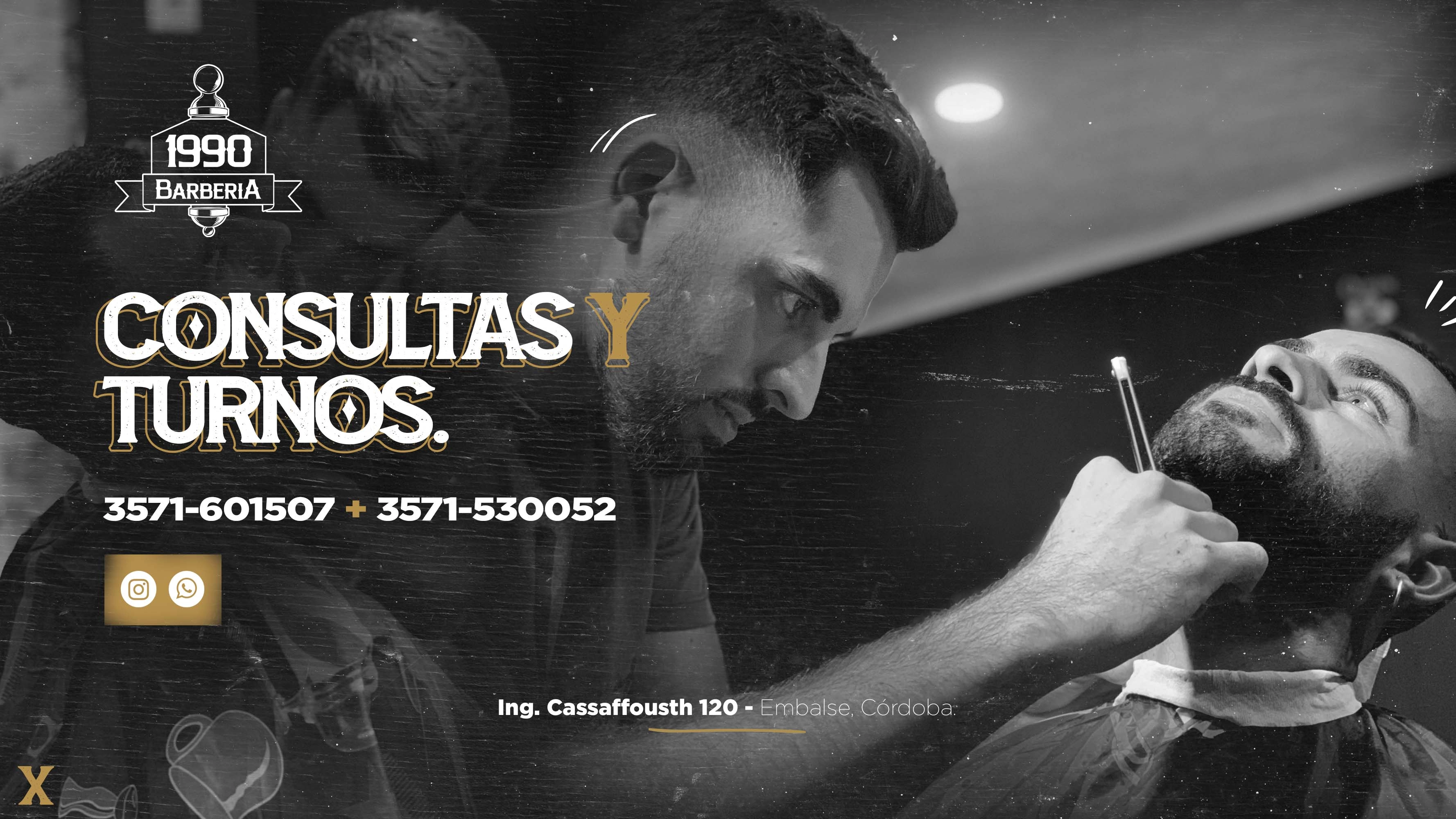 Feed de Instagram de Barbería 1990