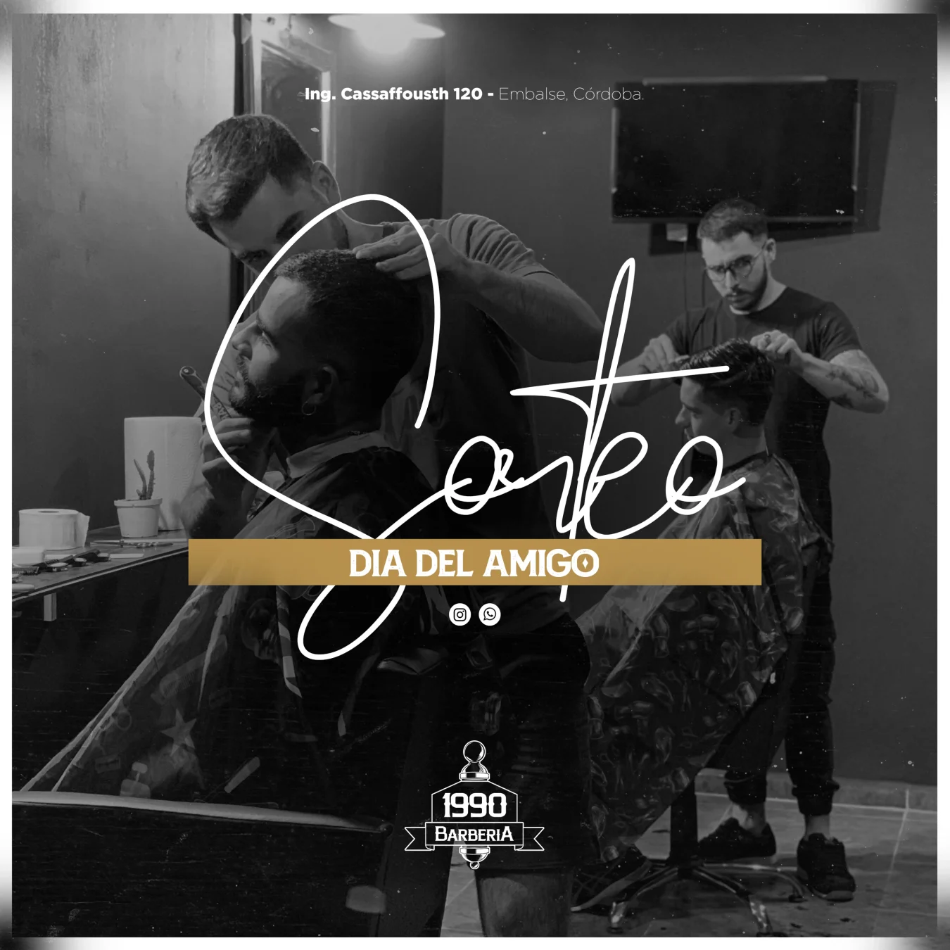 Feed de Instagram de Barbería 1990