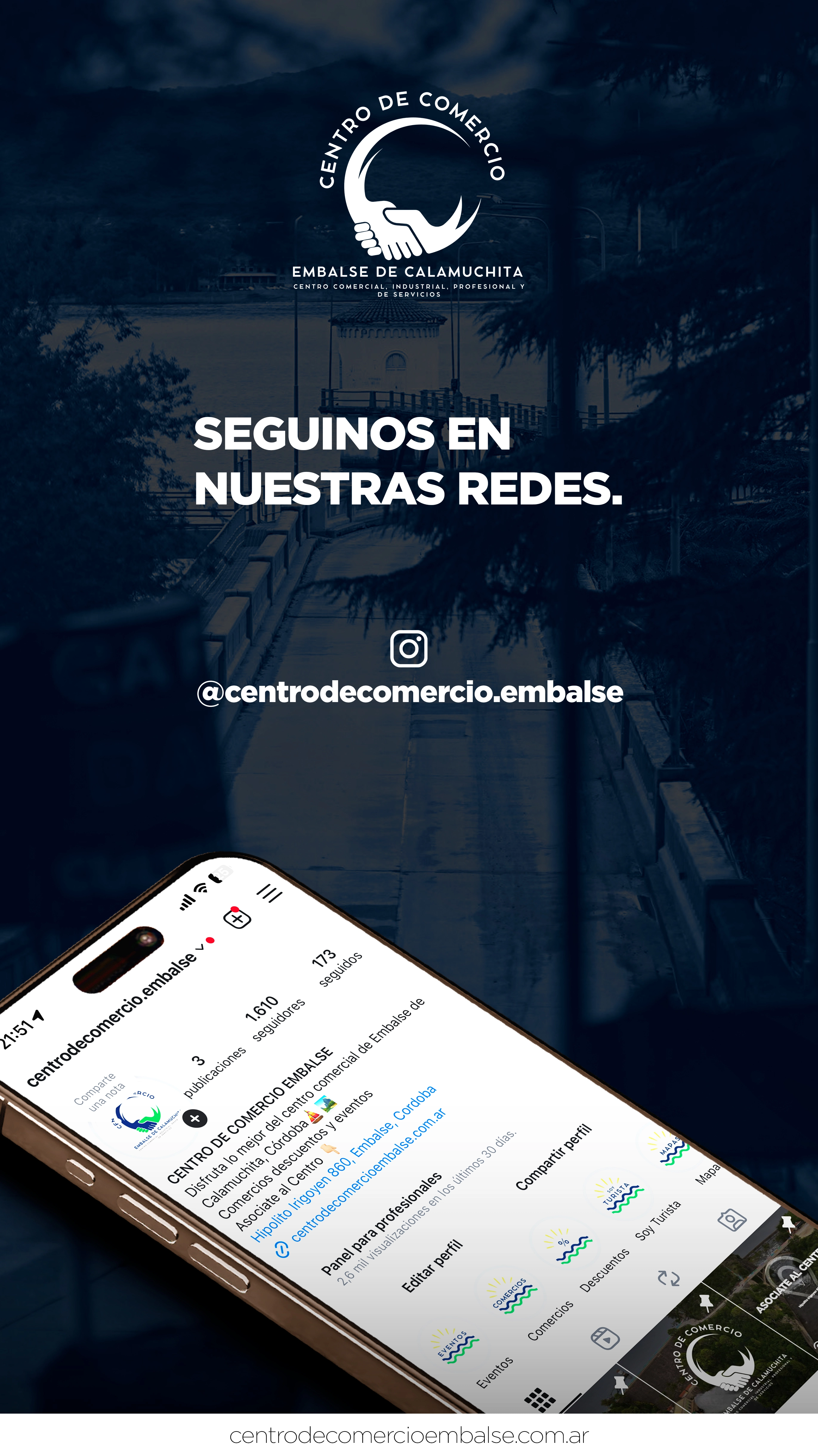 Feed de Instagram de Centro de Comercio - Embalse