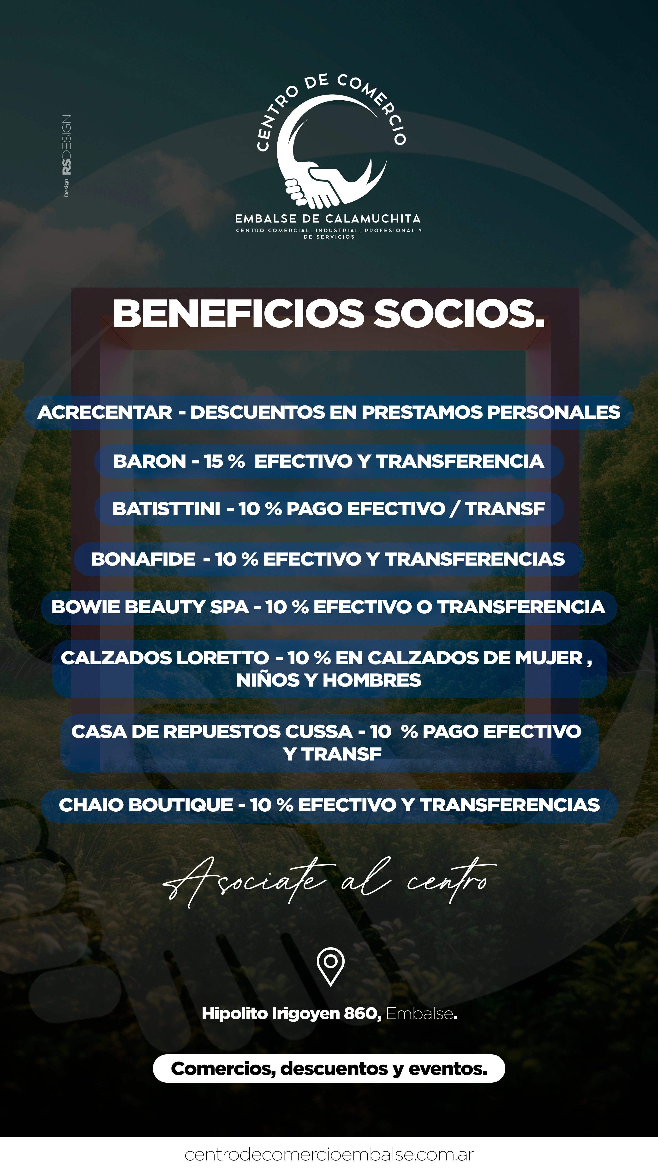Feed de Instagram de Centro de Comercio - Embalse