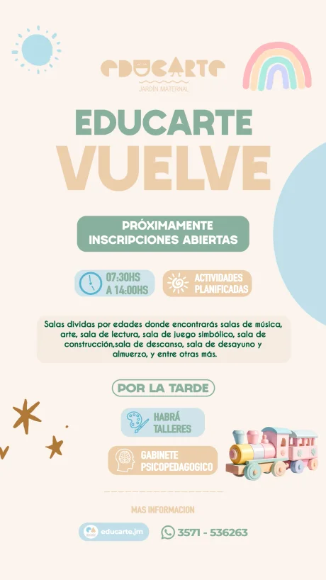 Feed de Instagram de Educarte Jardin Maternal