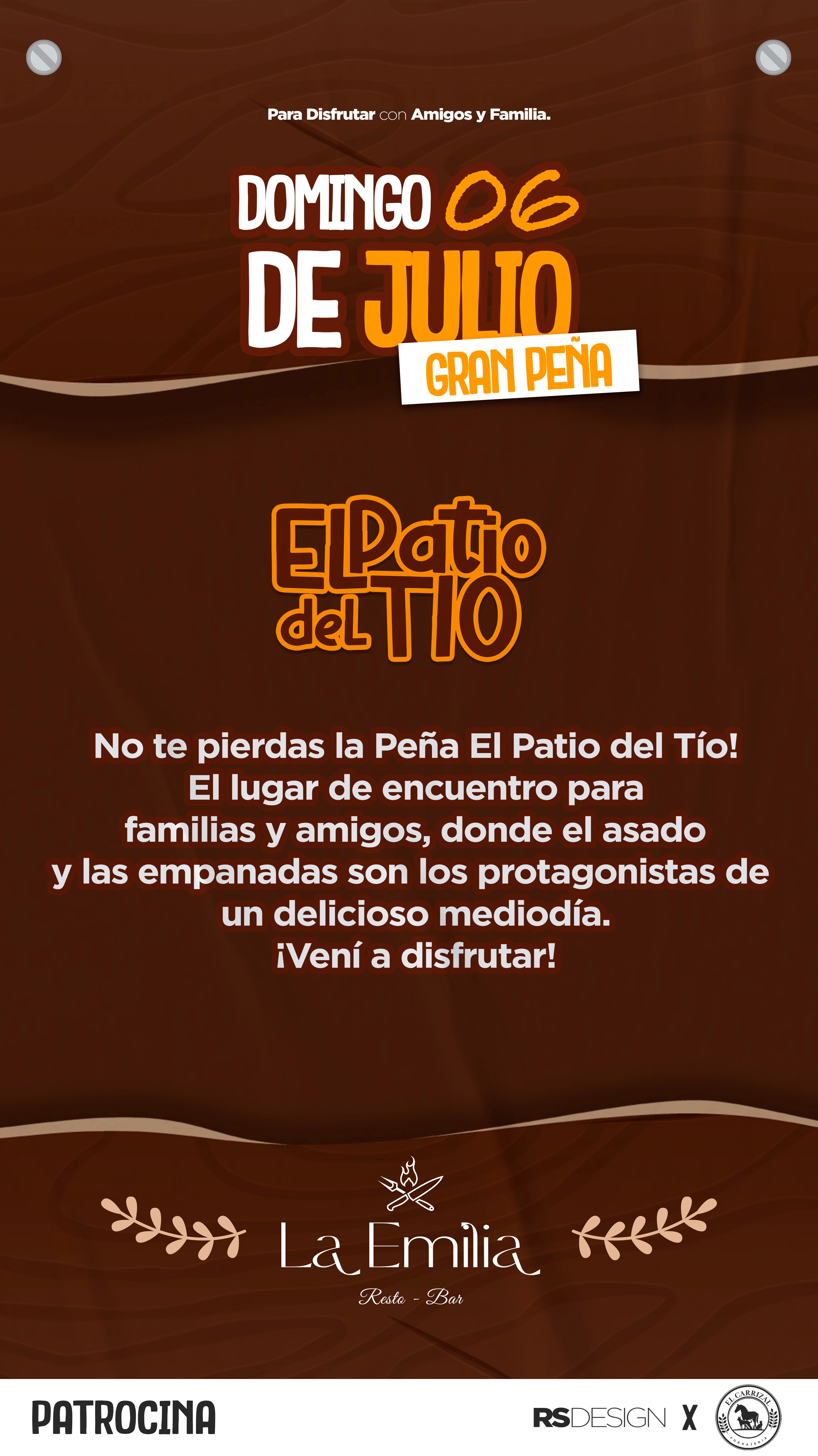 Feed de Instagram de El patio del Tio