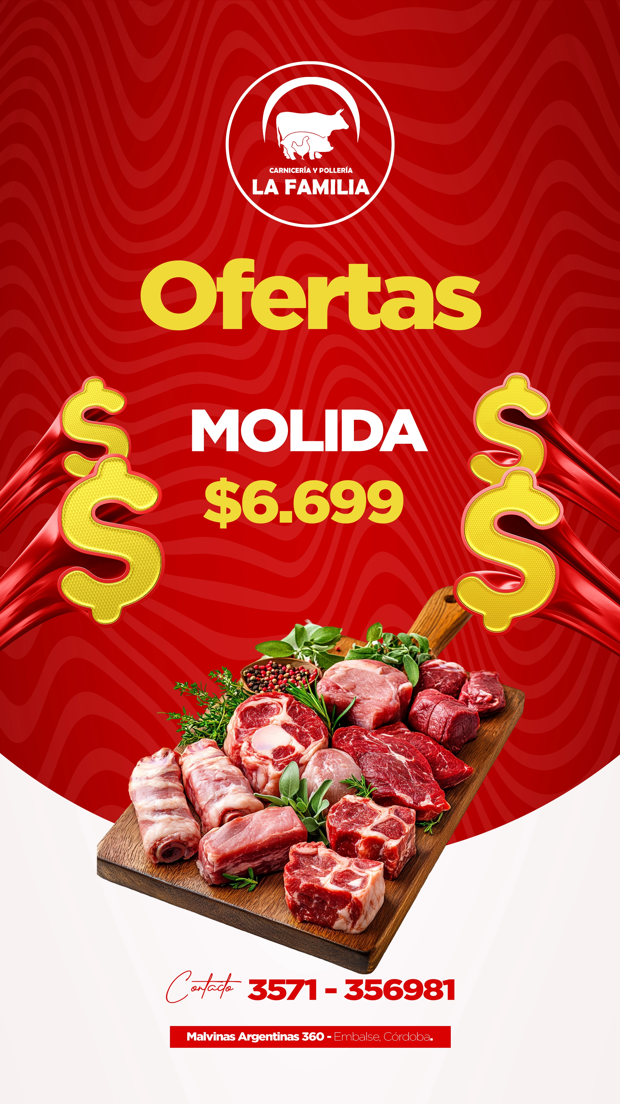 Feed de Instagram de La Familia Carnicería y Pollería