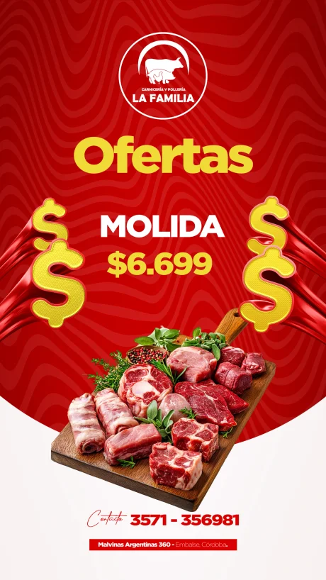 Feed de Instagram de La Familia Carnicería y Pollería