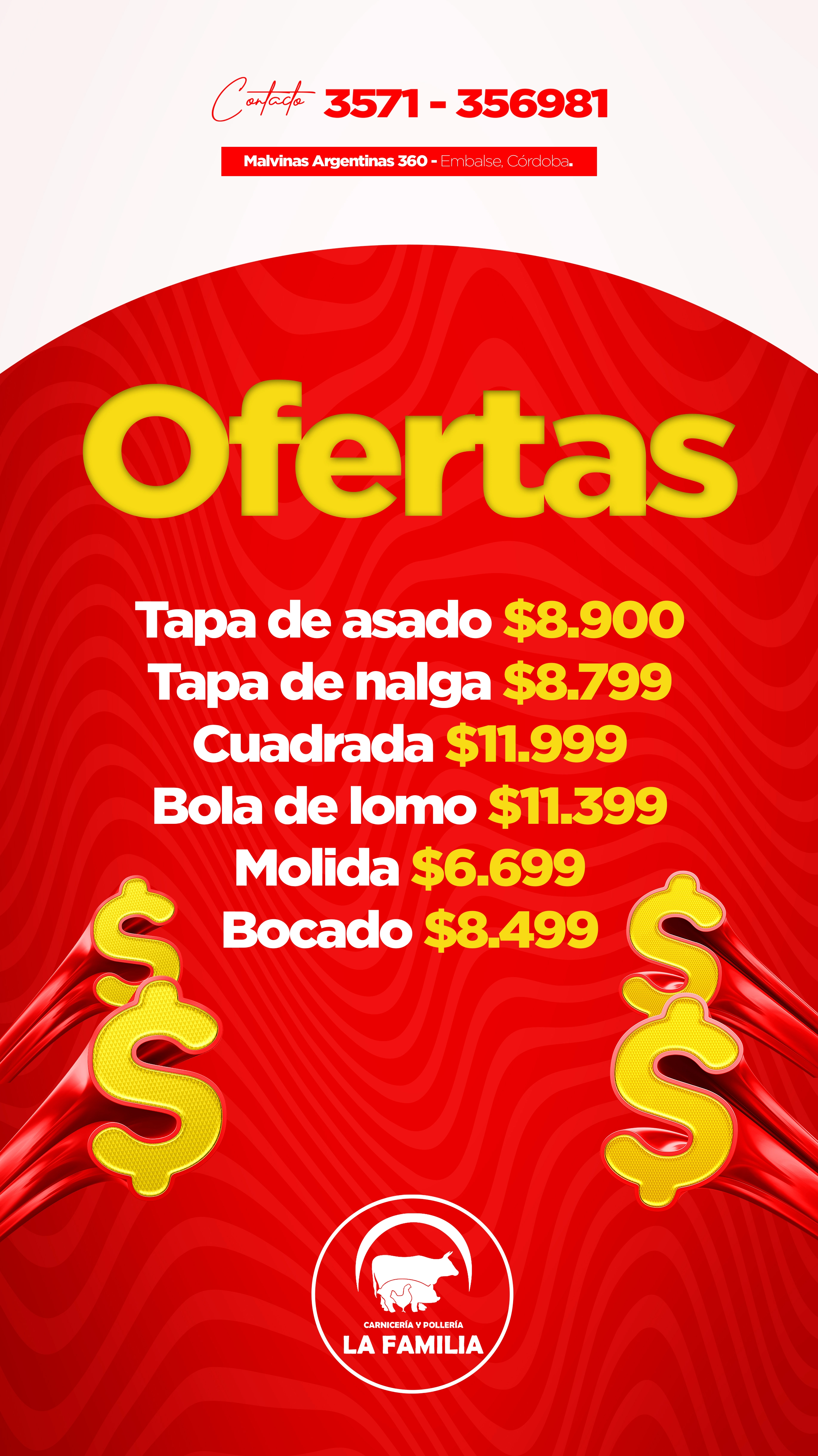 Feed de Instagram de La Familia Carnicería y Pollería