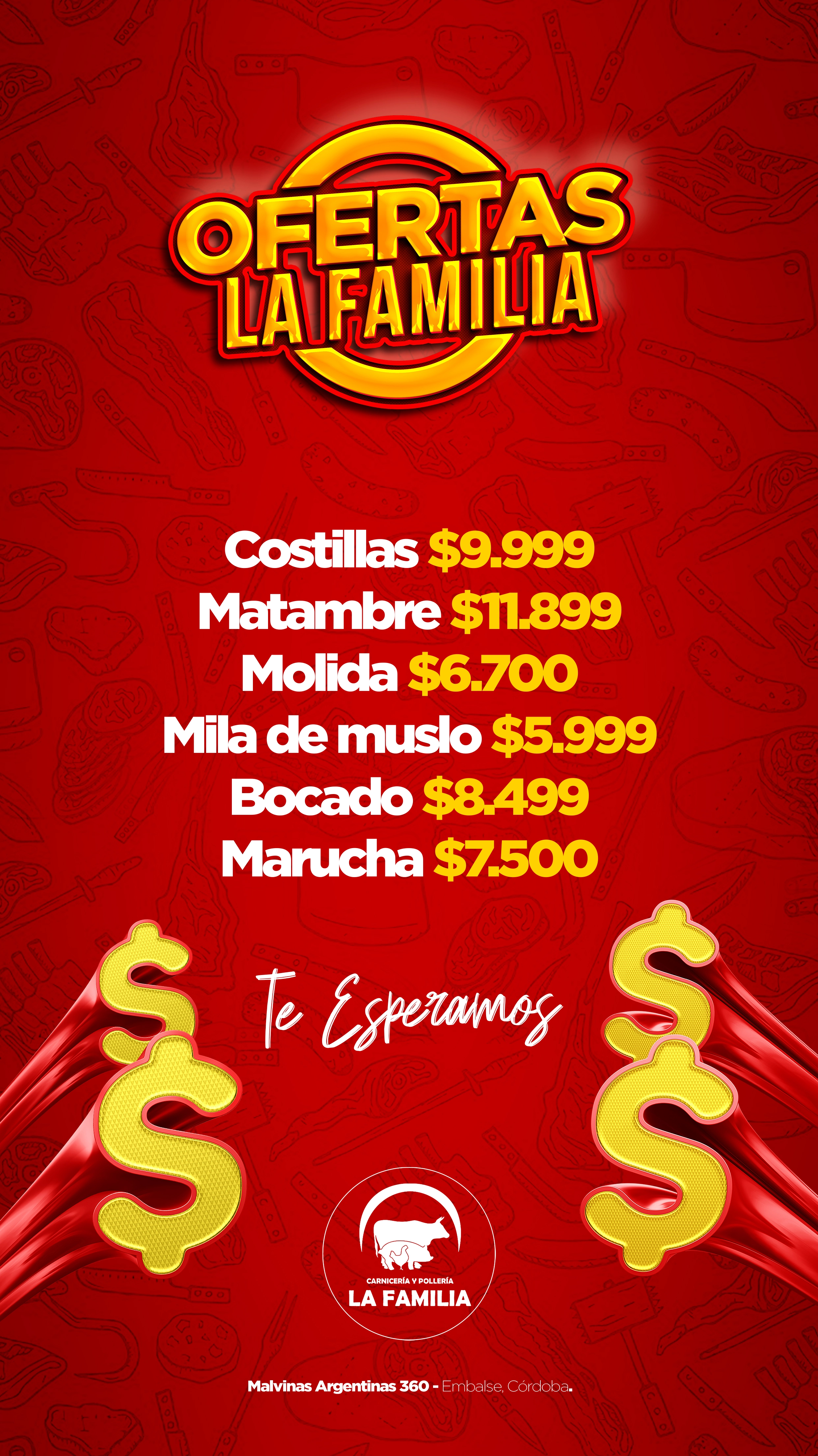 Feed de Instagram de La Familia Carnicería y Pollería