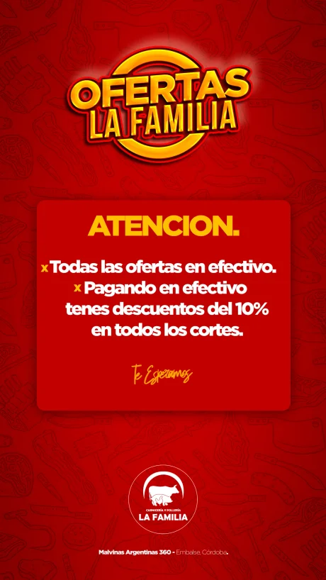 Feed de Instagram de La Familia Carnicería y Pollería