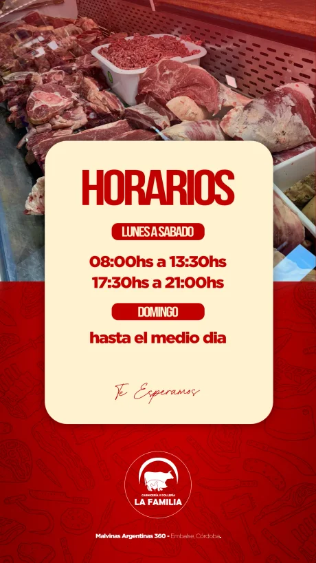 Feed de Instagram de La Familia Carnicería y Pollería