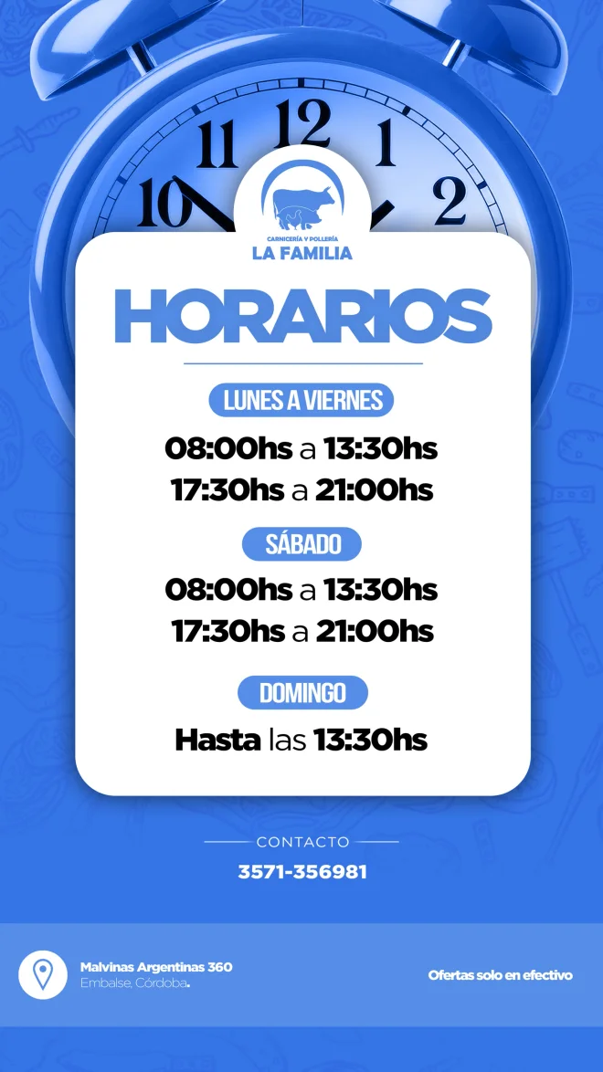 Feed de Instagram de La Familia Carnicería y Pollería